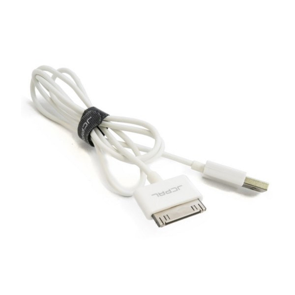 Кабель JCPAL 30-pin to USB, 1m White